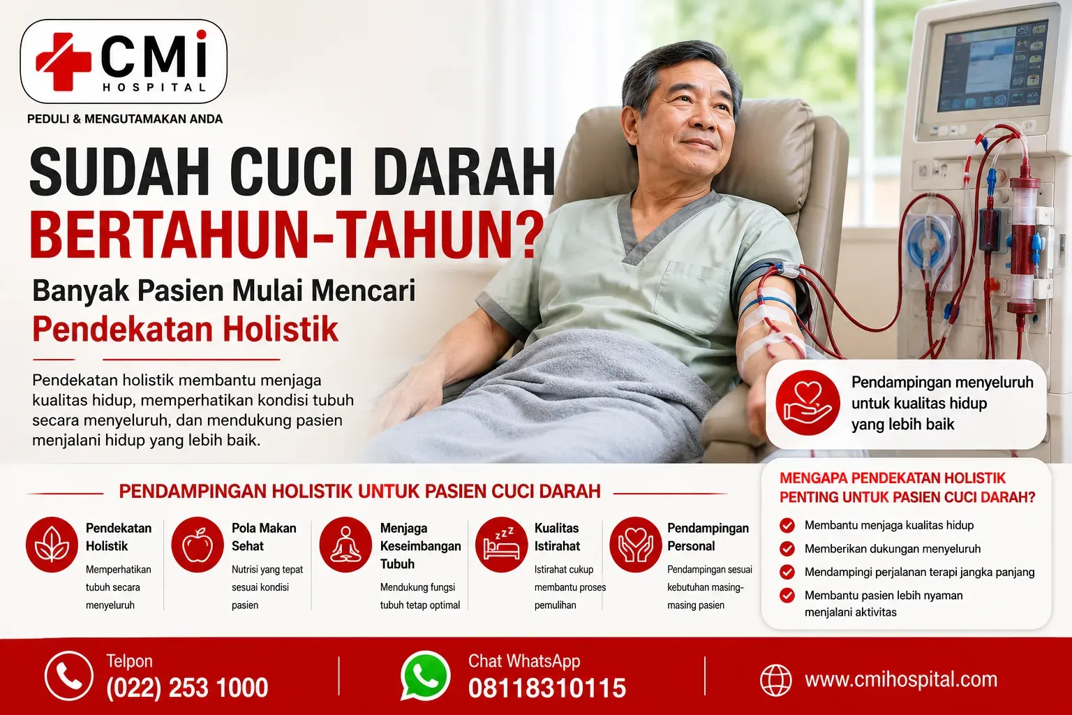 gambar Sudah Cuci Darah Bertahun-tahun? Banyak Pasien Mulai Mencari Pendekatan Holistik