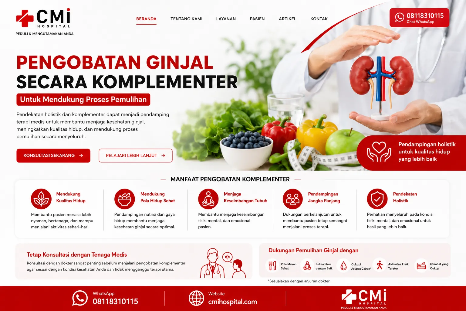 gambar Pengobatan Ginjal Secara Komplementer untuk Mendukung Proses Pemulihan