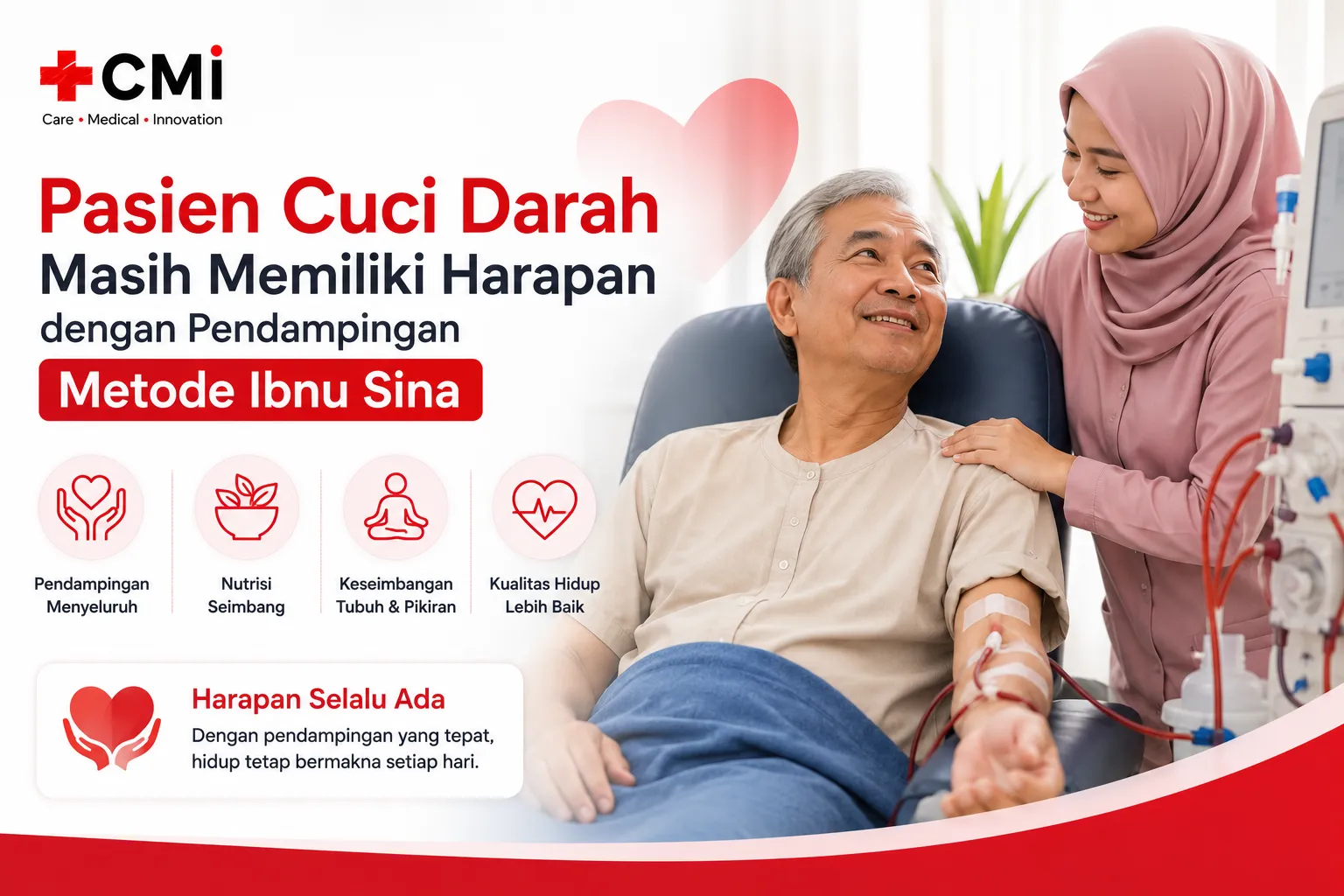gambar Pasien Cuci Darah Masih Memiliki Harapan dengan Pendampingan Metode Ibnu Sina