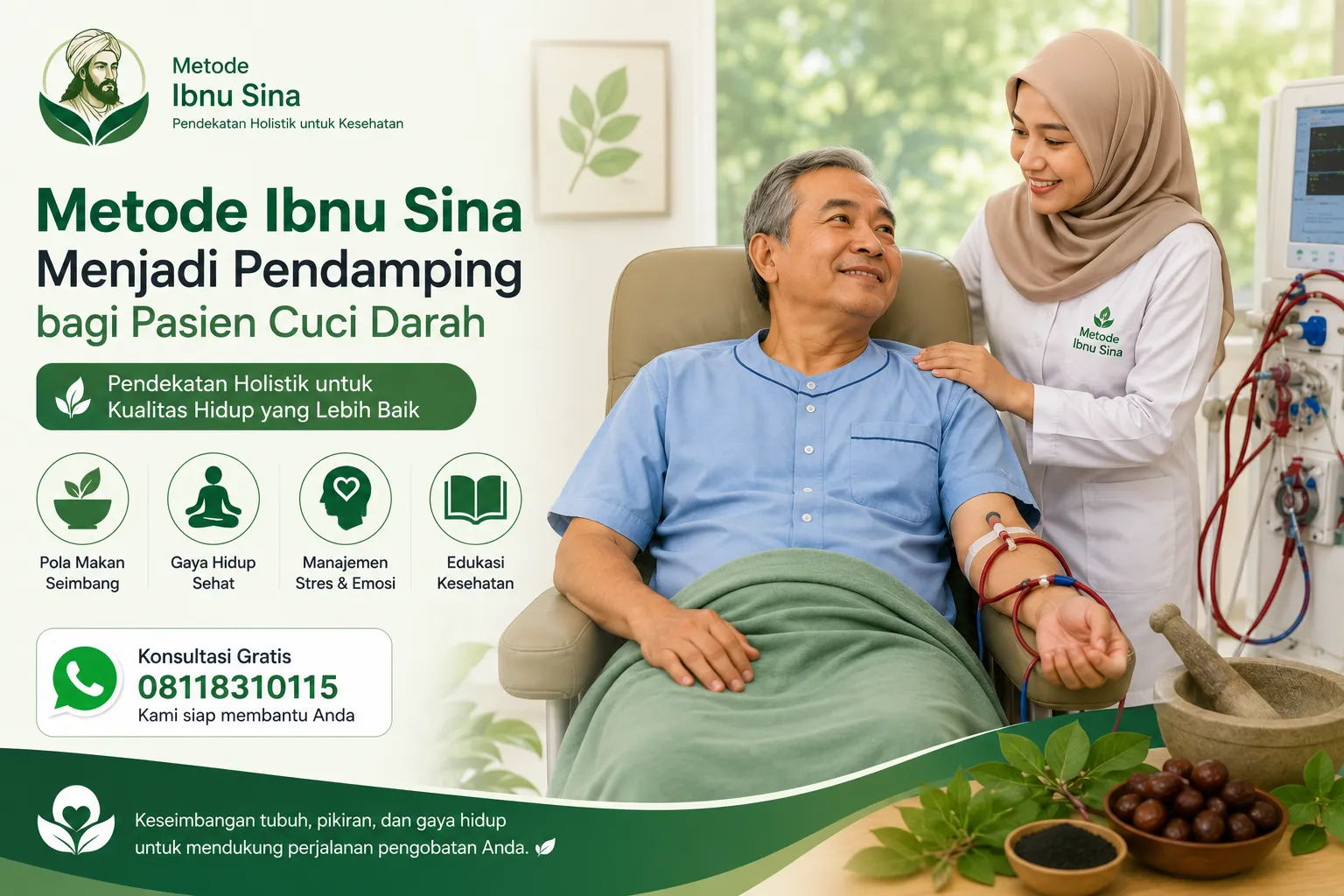 gambar Metode Ibnu Sina Menjadi Pendamping bagi Pasien Cuci Darah