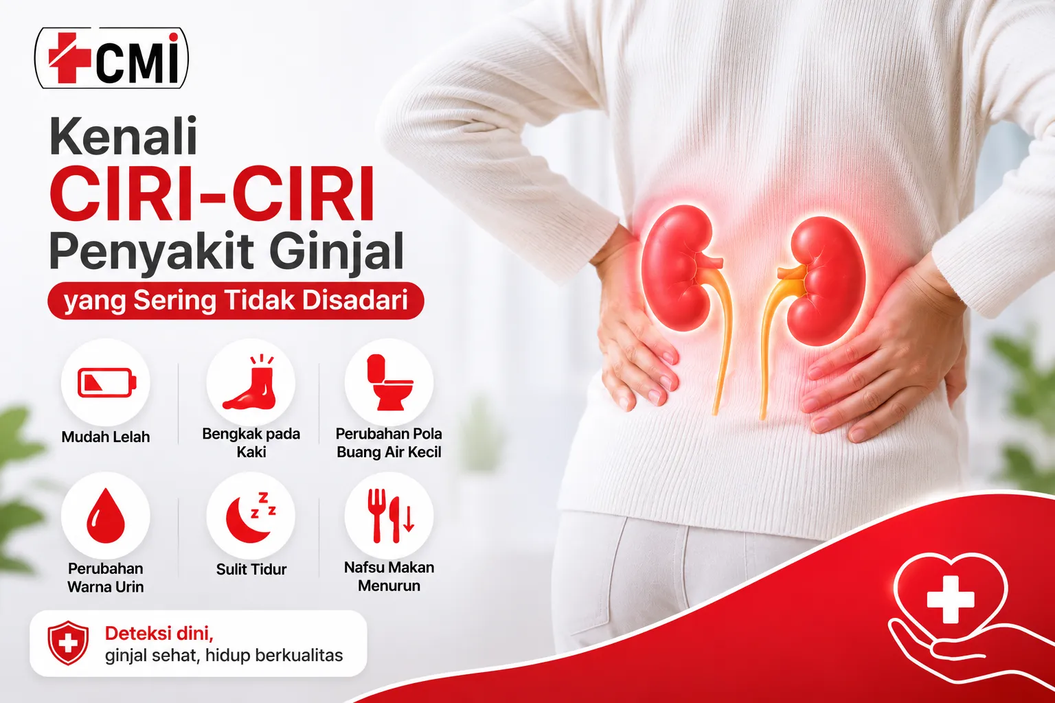 gambar Ciri-Ciri Penyakit Ginjal yang Sering Tidak Disadari