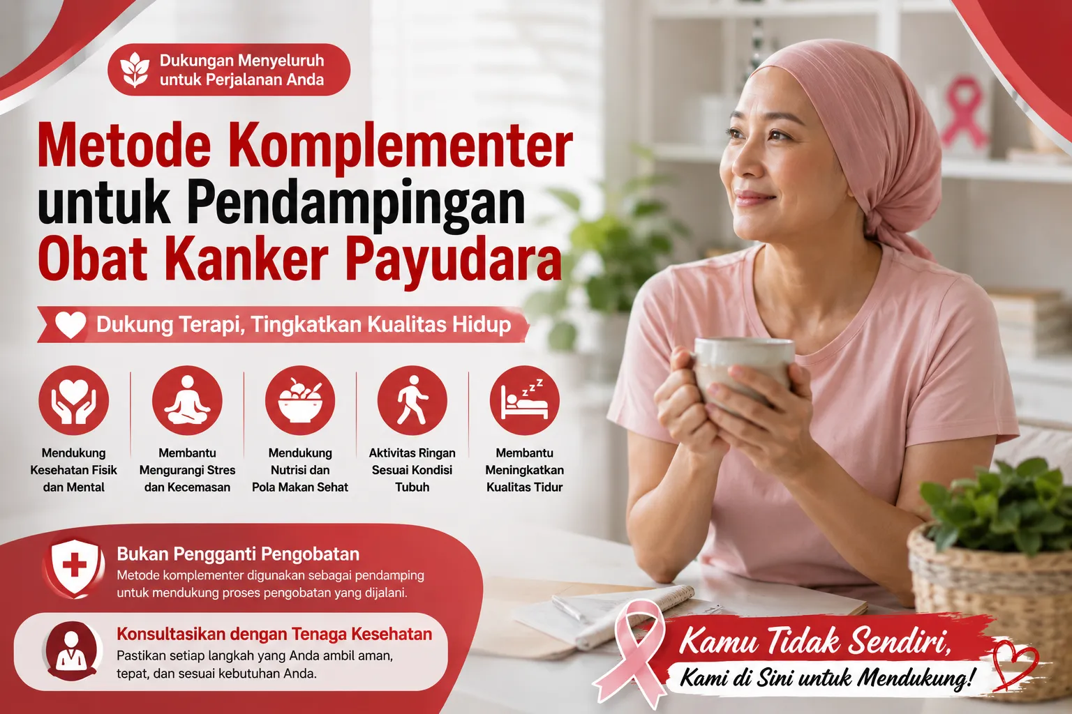 gambar Metode Komplementer untuk Pendampingan Obat Kanker Payudara, Ini Pendekatan yang Mulai Banyak Diperhatikan