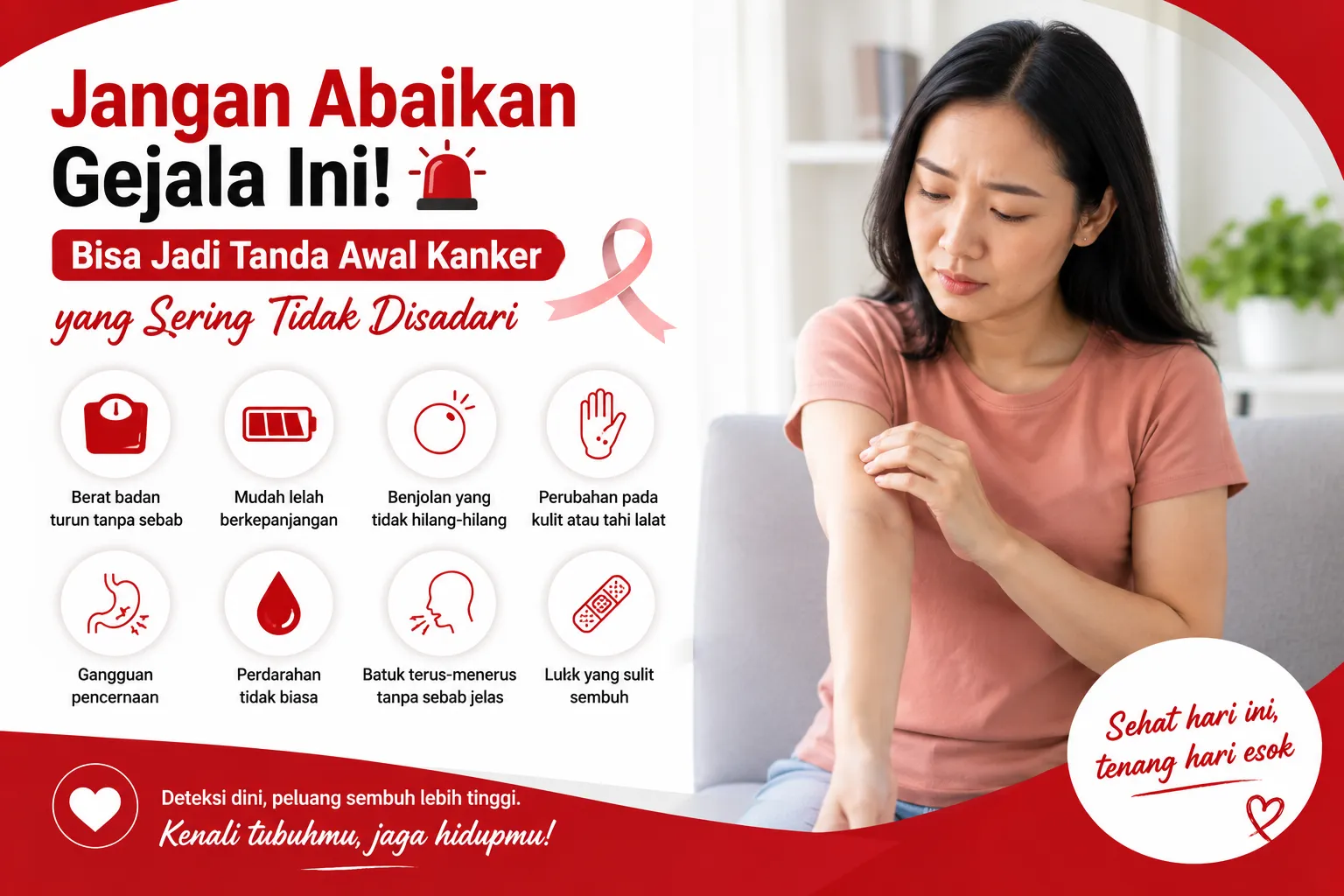 gambar Jangan Abaikan Gejala Ini, Bisa Jadi Tanda Awal Kanker yang Sering Tidak Disadari