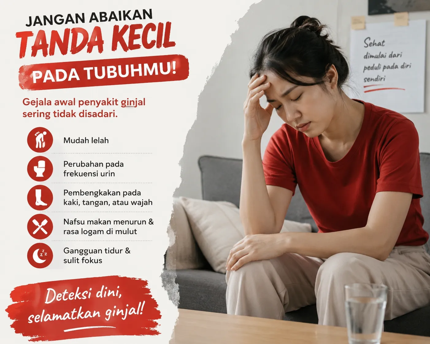 gambar Gejala Awal Penyakit Ginjal yang Sering Tidak Disadari: Tanda Kecil yang Bisa Menjadi Peringatan Besar