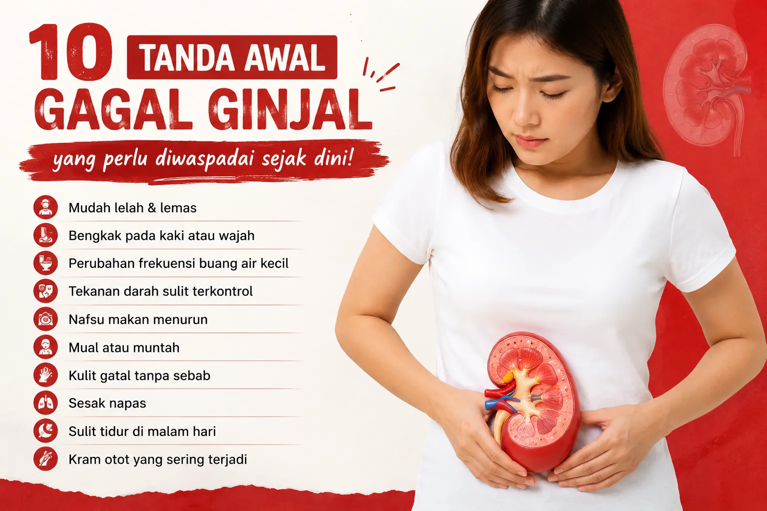 gambar 10 Tanda Awal Gagal Ginjal yang Perlu Diwaspadai Sejak Dini