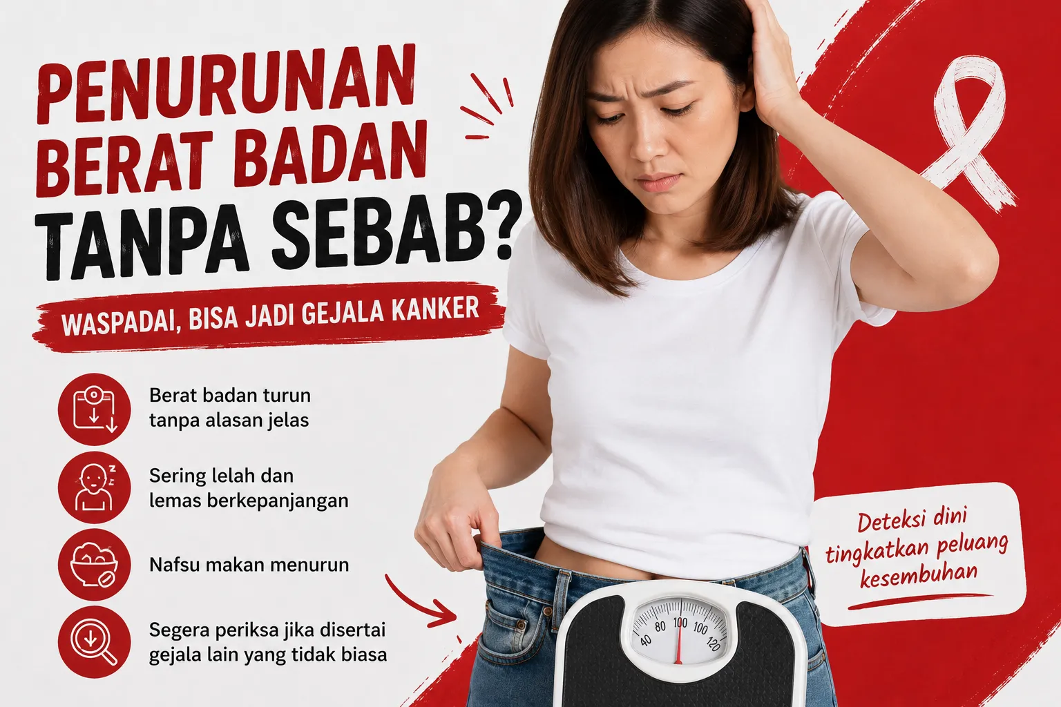 gambar Penurunan Berat Badan Tanpa Sebab, Apakah Bisa Menjadi Gejala Kanker?