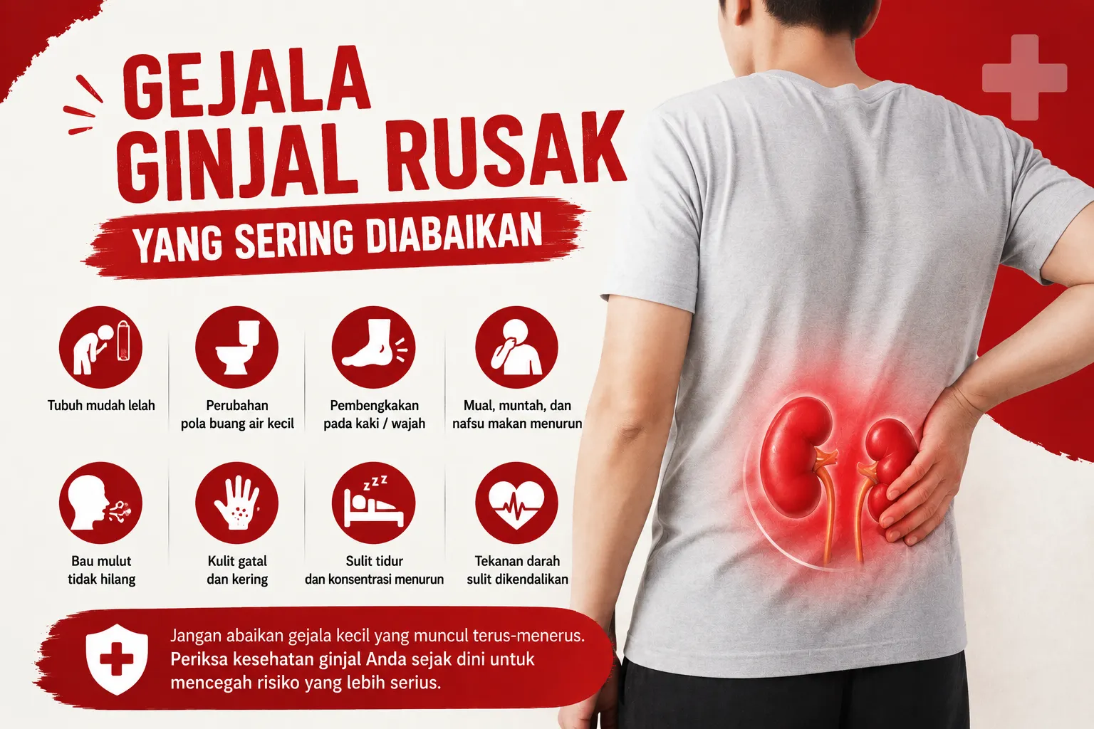 gambar Gejala Ginjal Rusak yang Sering Diabaikan oleh Banyak Orang