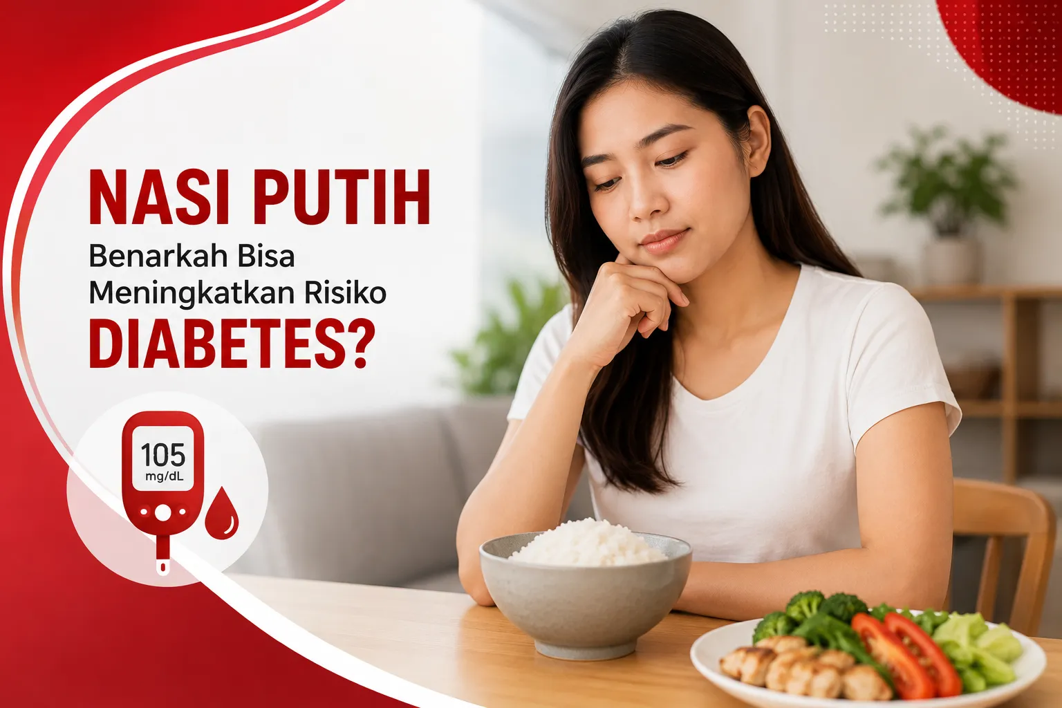 gambar Nasi Putih: Benarkah Bisa Meningkatkan Risiko Diabetes?