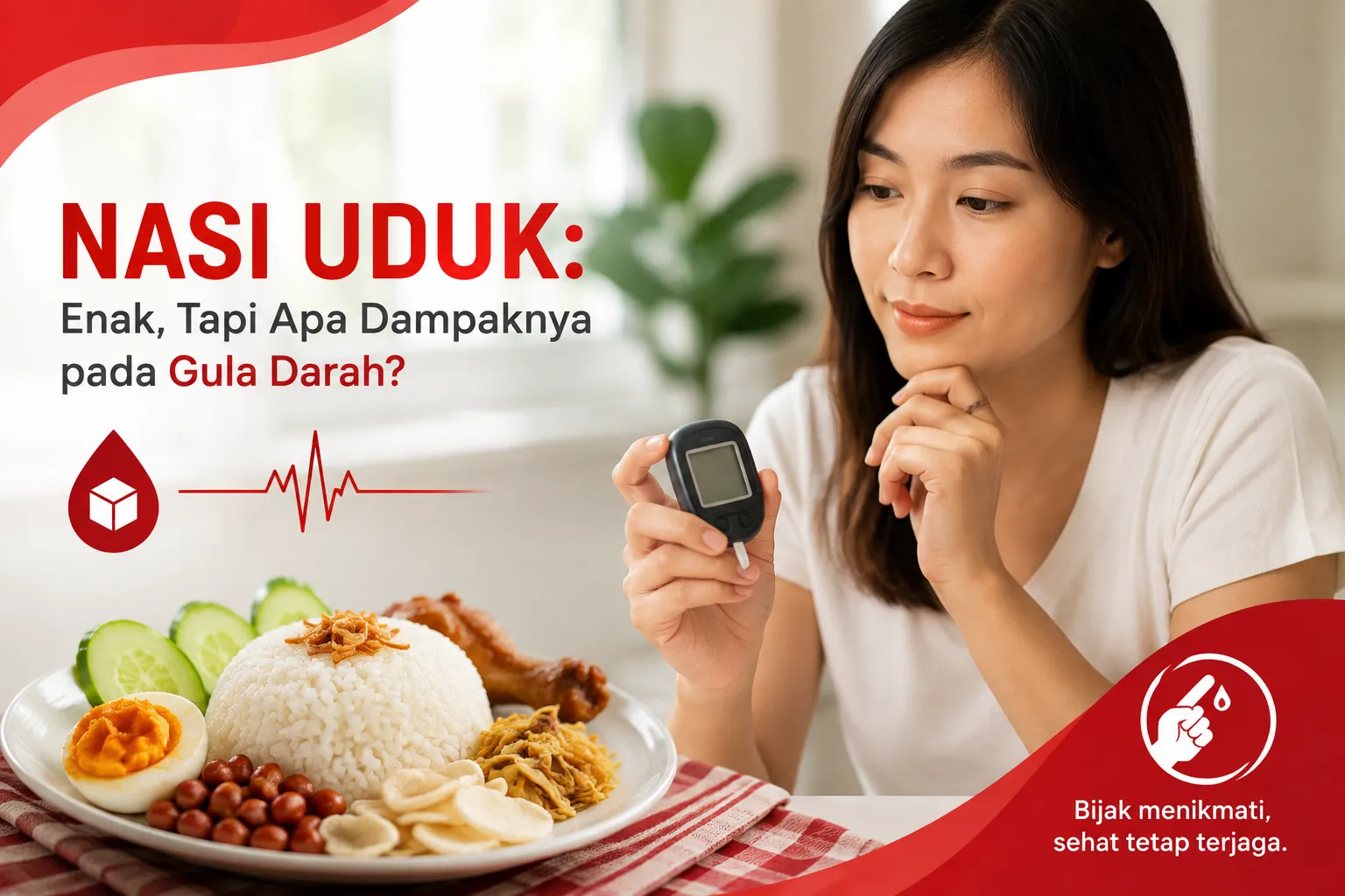 gambar Nasi Uduk: Enak, Tapi Apa Dampaknya pada Gula Darah?