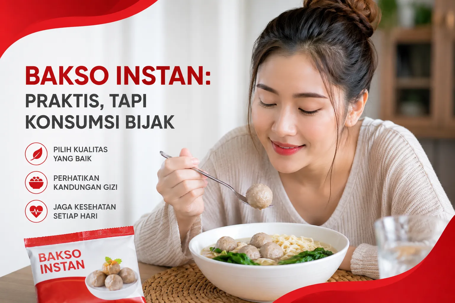gambar Bakso Instan: Seberapa Aman untuk Dikonsumsi Sering?