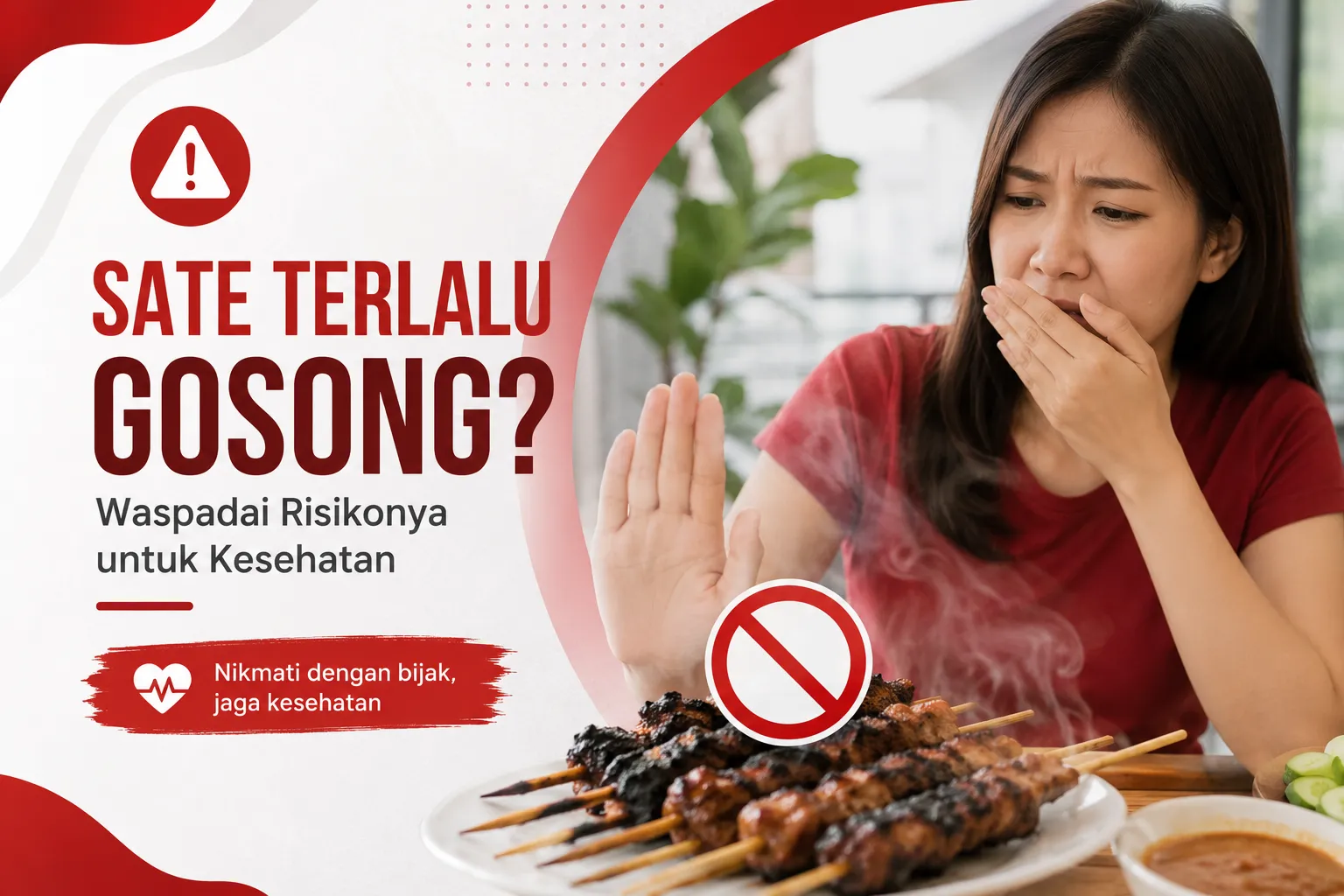 gambar Sate yang Terlalu Gosong: Waspadai Risikonya