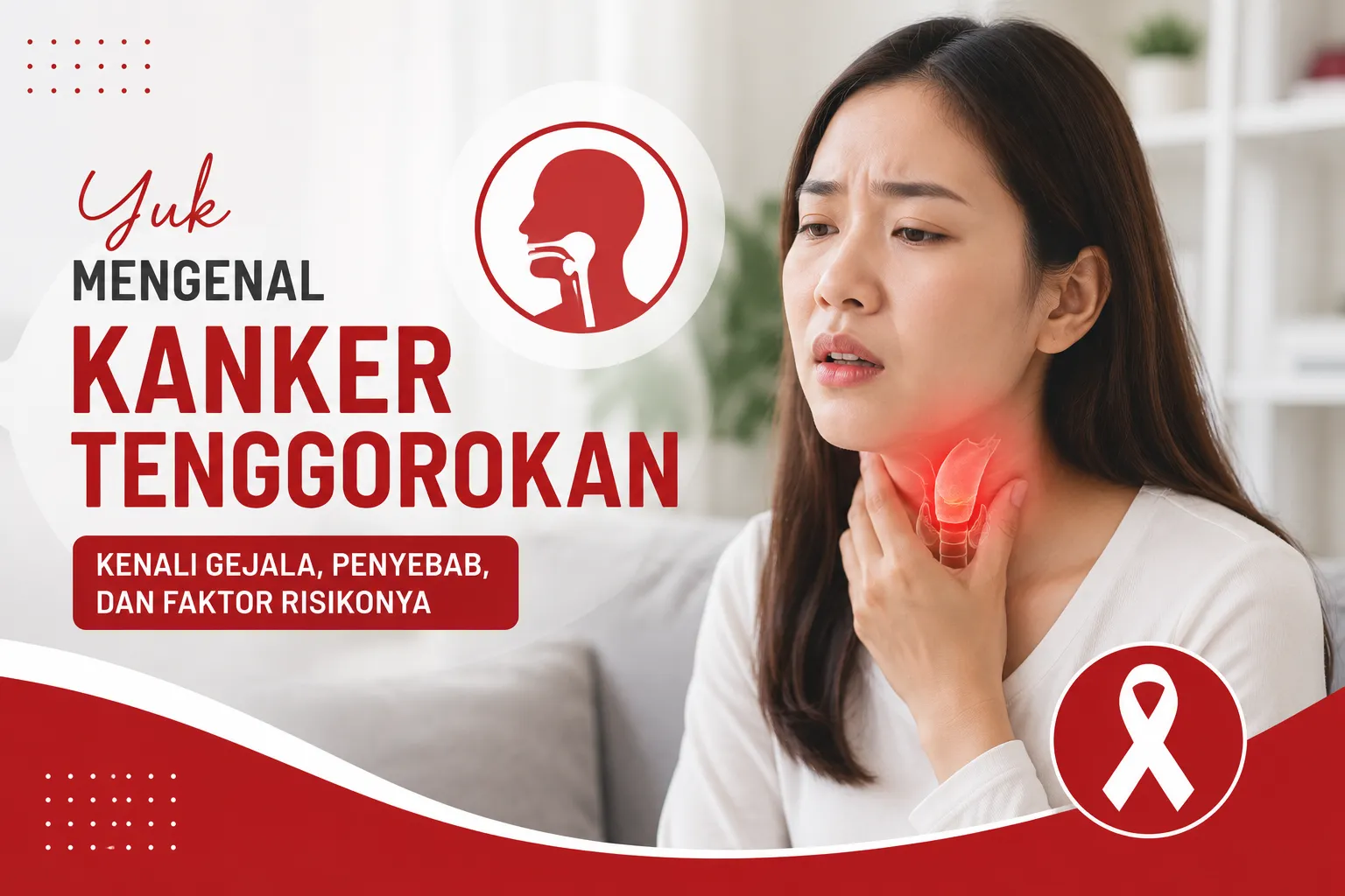 gambar Yuk Mengenal Kanker Tenggorokan: Gejala, Penyebab, dan Faktor Risikonya