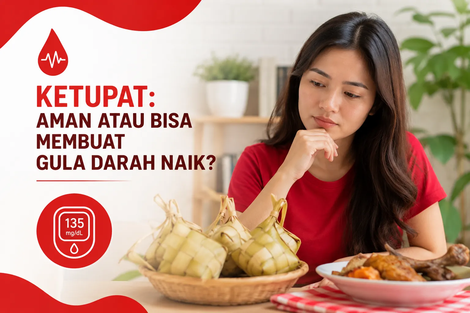 gambar Ketupat: Aman atau Bisa Membuat Gula Darah Naik?