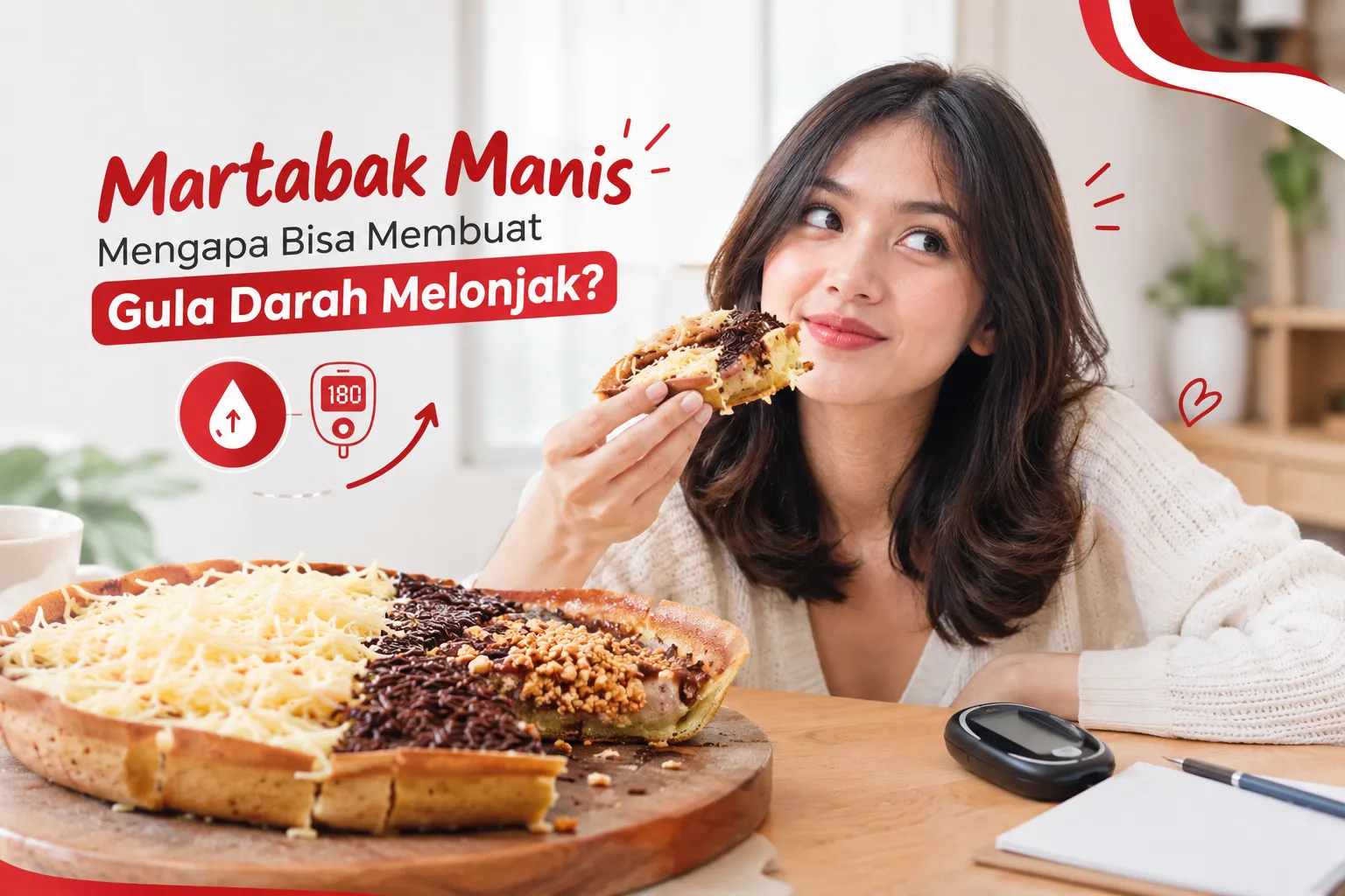 gambar Martabak Manis: Mengapa Bisa Membuat Gula Darah Melonjak?