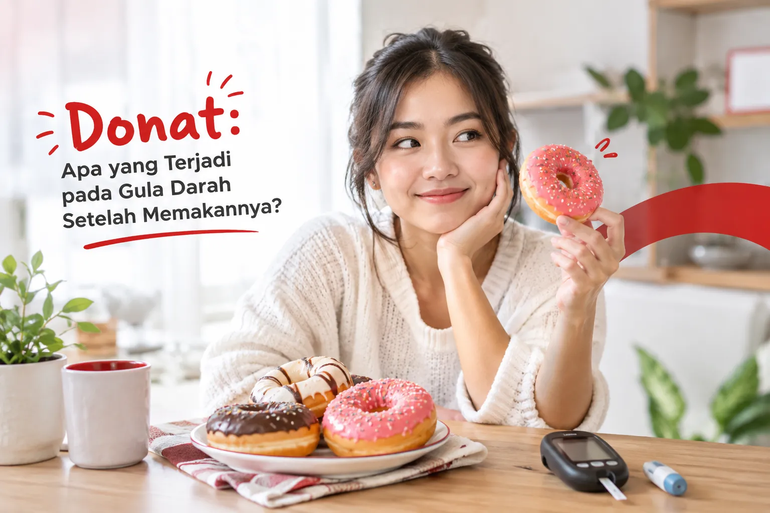gambar Donat: Apa yang Terjadi pada Gula Darah Setelah Memakannya?