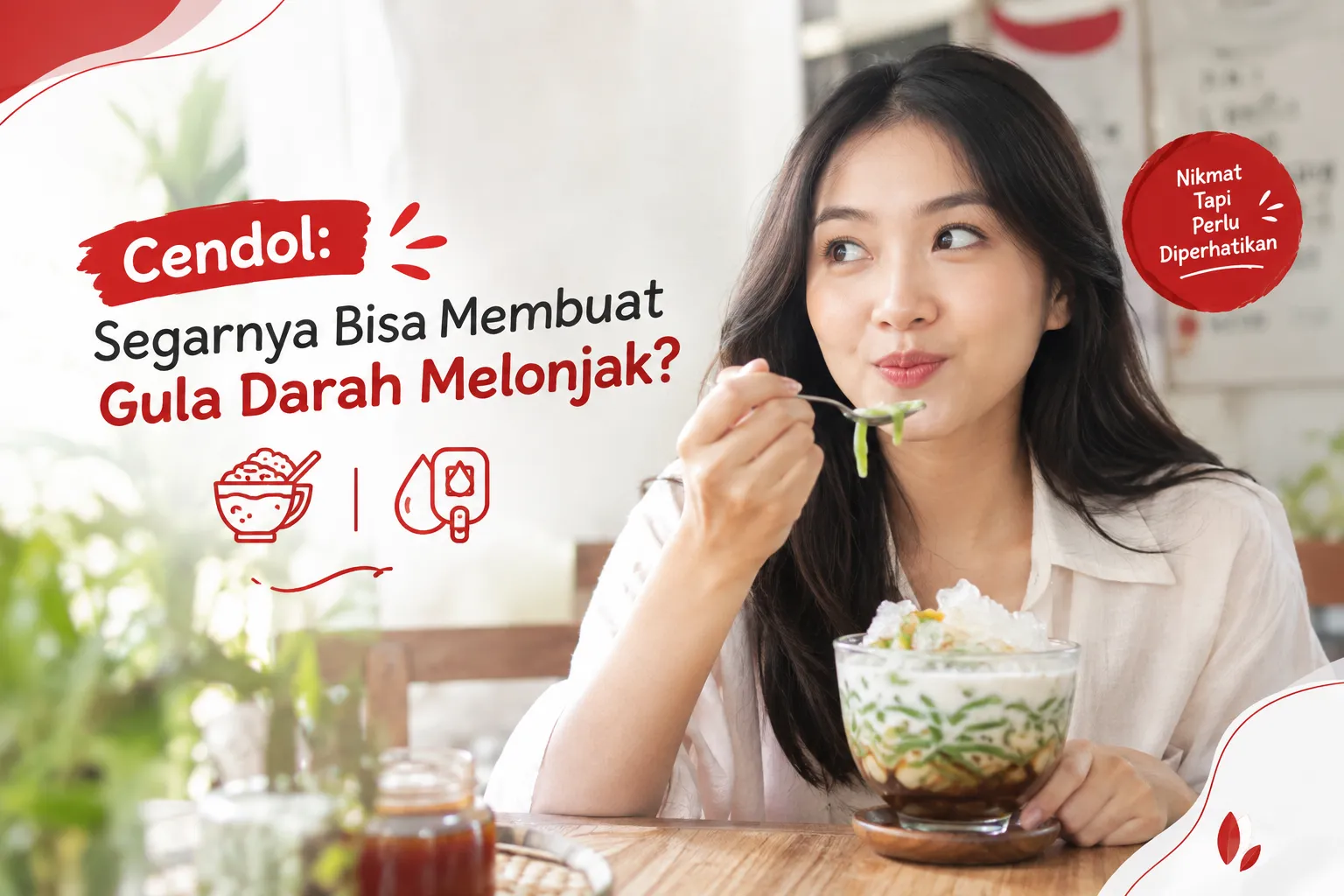 gambar Cendol: Segarnya Bisa Membuat Gula Darah Melonjak?