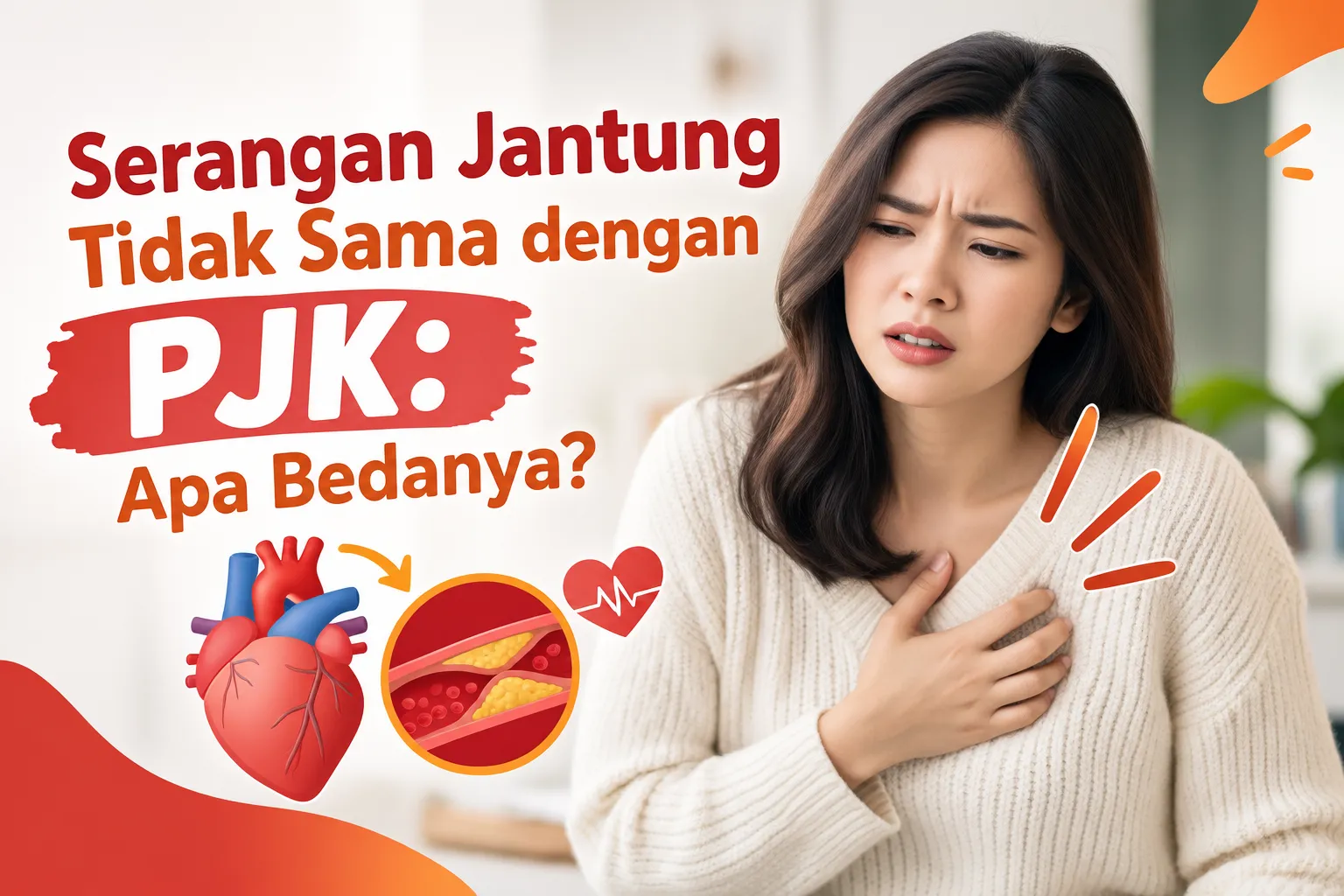 gambar Serangan Jantung Tidak Sama dengan PJK: Apa Bedanya?