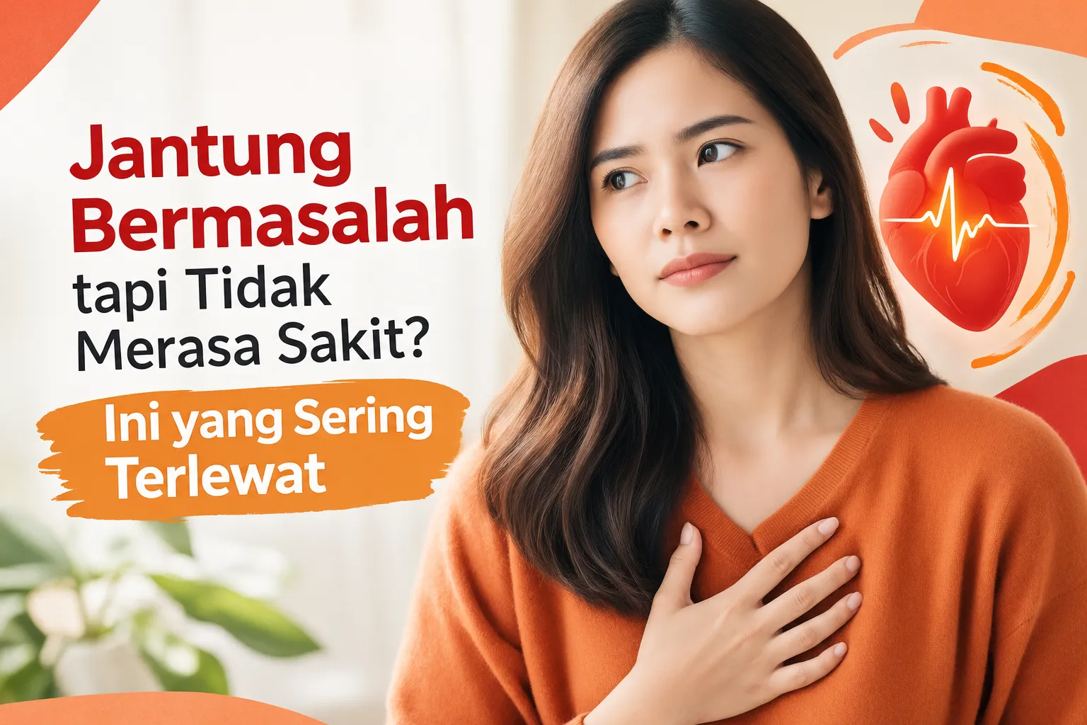 gambar Jantung Bermasalah tapi Tidak Merasa Sakit? Ini yang Sering Terlewat