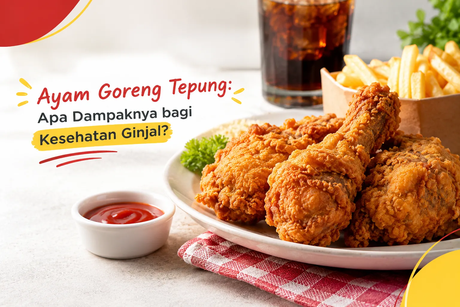 gambar Ayam Goreng Tepung: Apa Dampaknya bagi Kesehatan Ginjal?