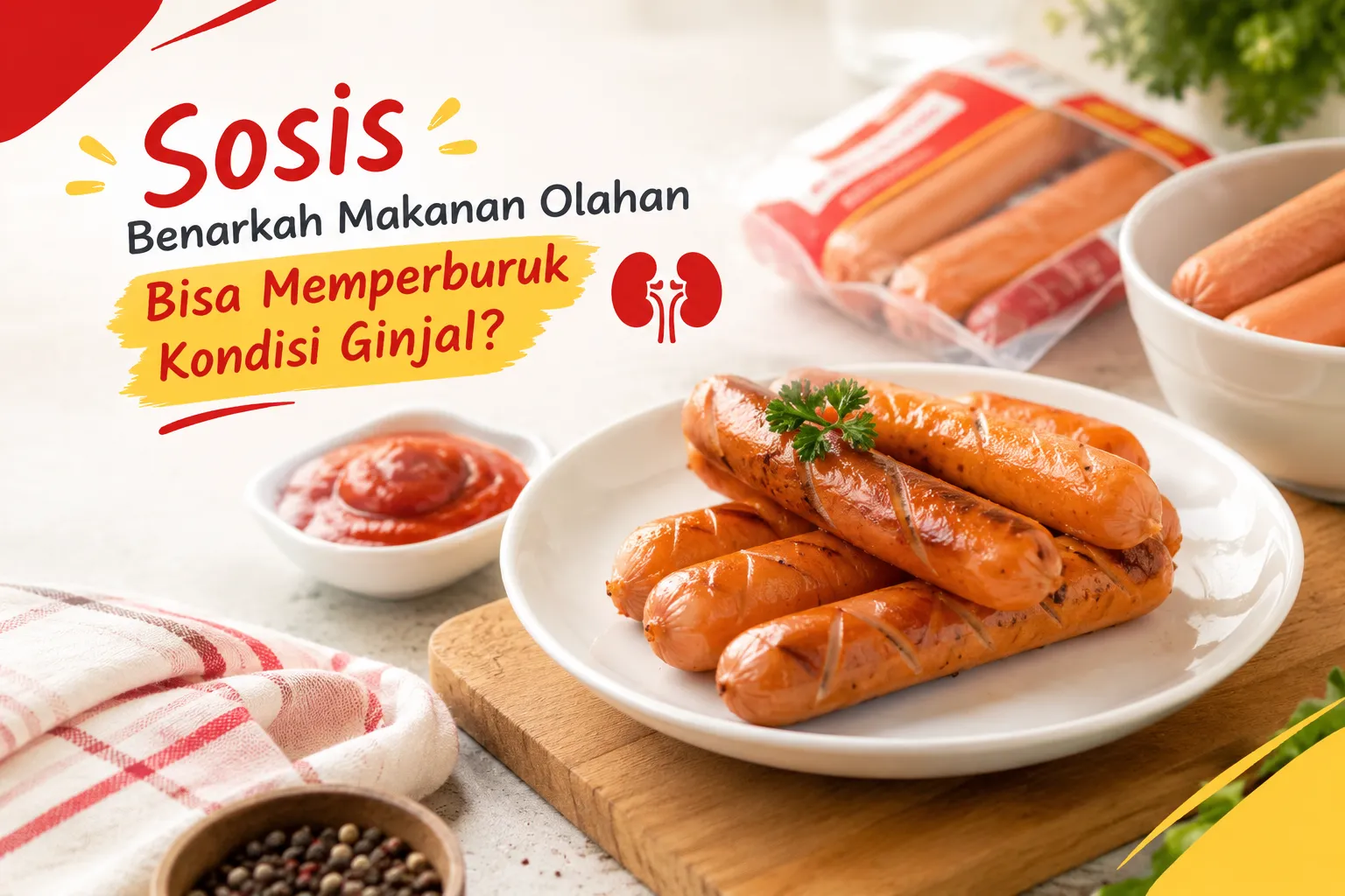 gambar Sosis Benarkah Makanan Olahan Bisa Memperburuk Kondisi Ginjal?