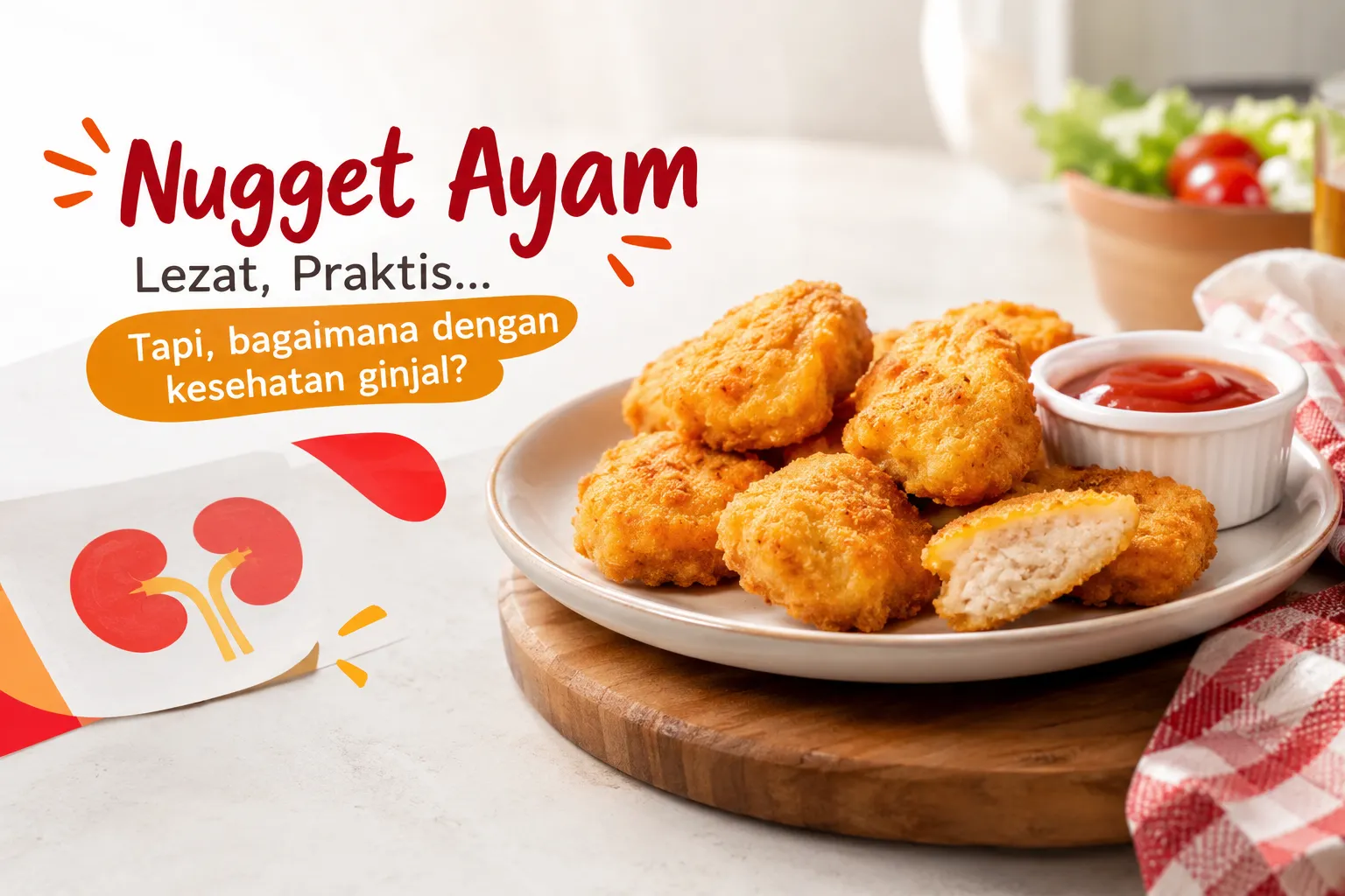 gambar Setelah Nugget Ayam: Apa Dampaknya untuk Ginjal Jika Sering Dimakan?