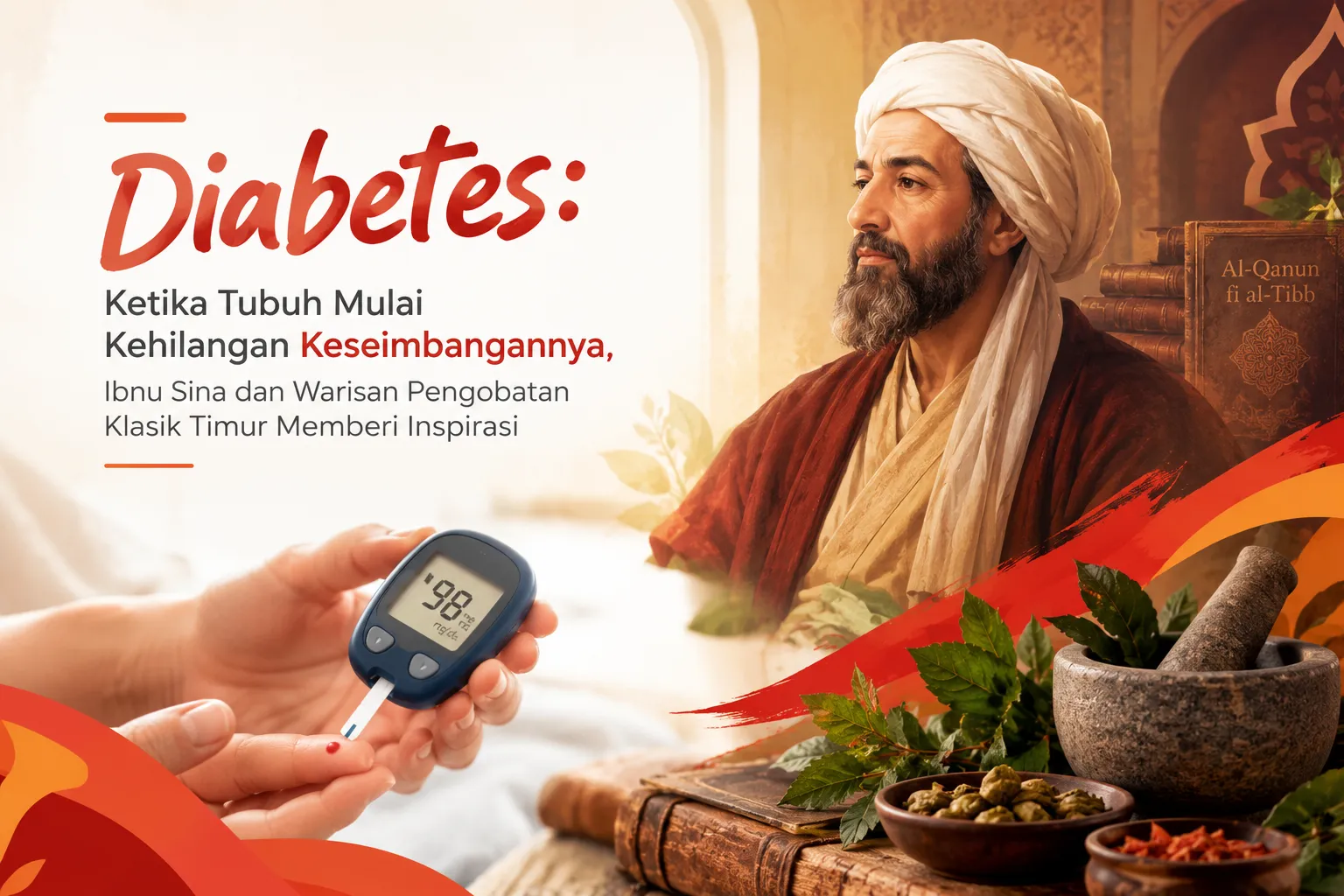 gambar Diabetes: Ketika Tubuh Mulai Kehilangan Keseimbangannya, Ibnu Sina dan Warisan Pengobatan Klasik Timur Memberi Inspirasi
