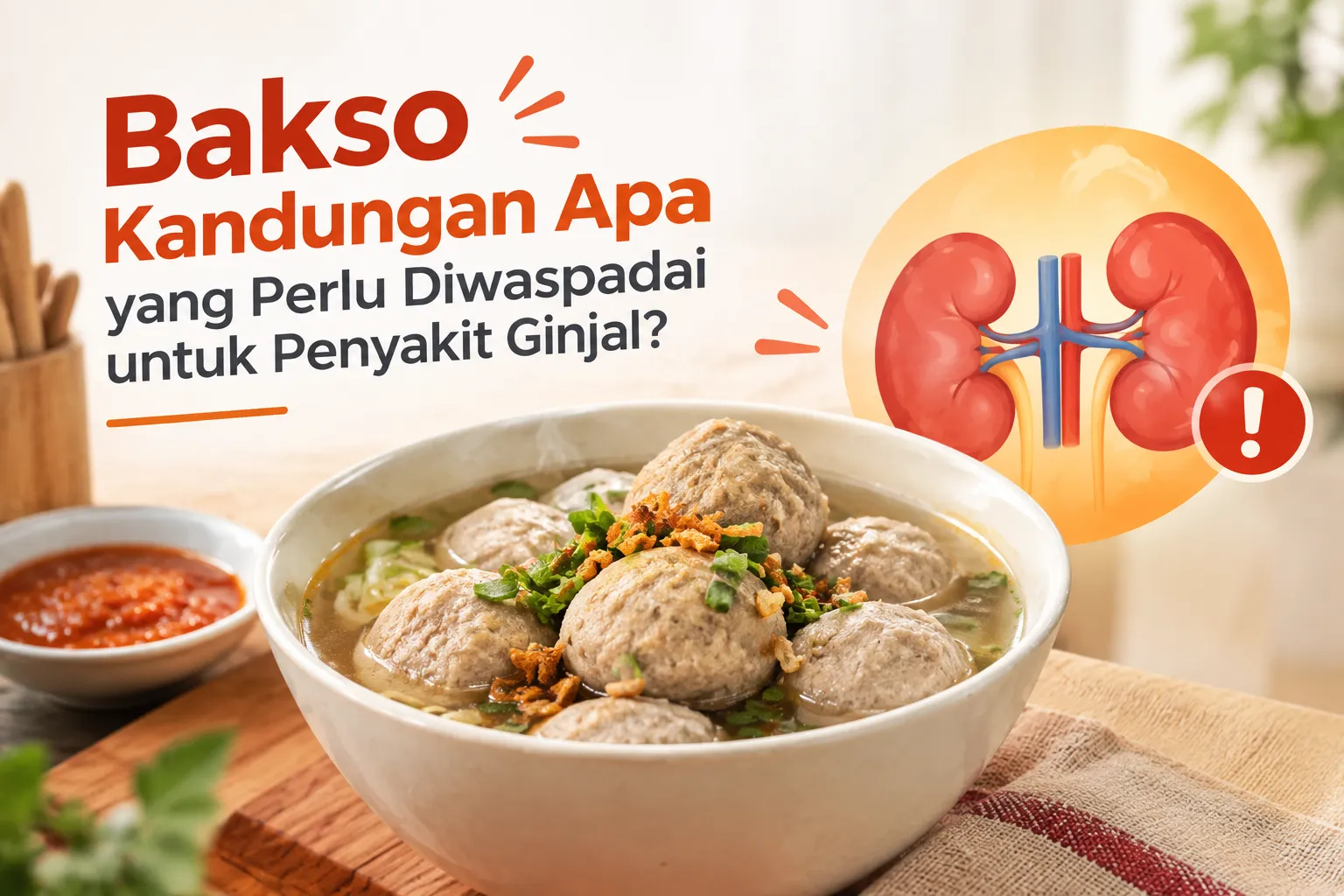 gambar Bakso Kandungan Apa yang Perlu Diwaspadai untuk Penyakit Ginjal?