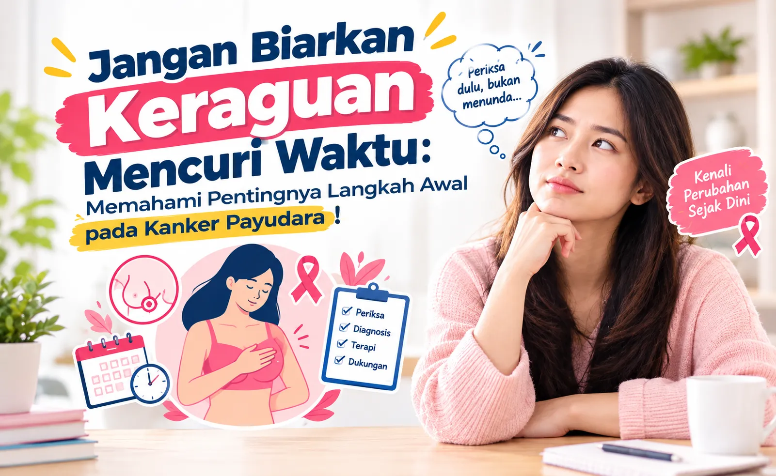 gambar Jangan Biarkan Keraguan Mencuri Waktu: Memahami Pentingnya Langkah Awal pada Kanker Payudara