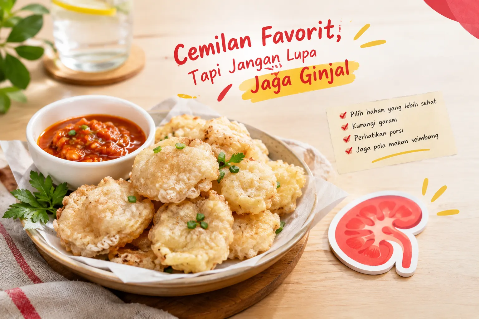 gambar Cireng Makanan Favorit yang Perlu Diperhatikan Ginjal
