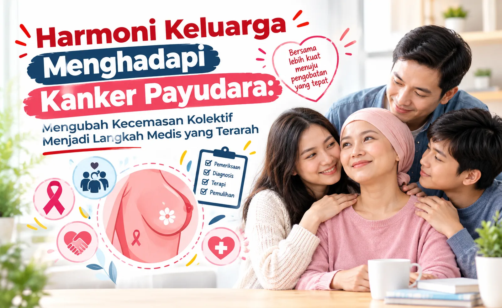 gambar Harmoni Keluarga Menghadapi Kanker Payudara: Mengubah Kecemasan Kolektif Menjadi Langkah Medis yang Terarah